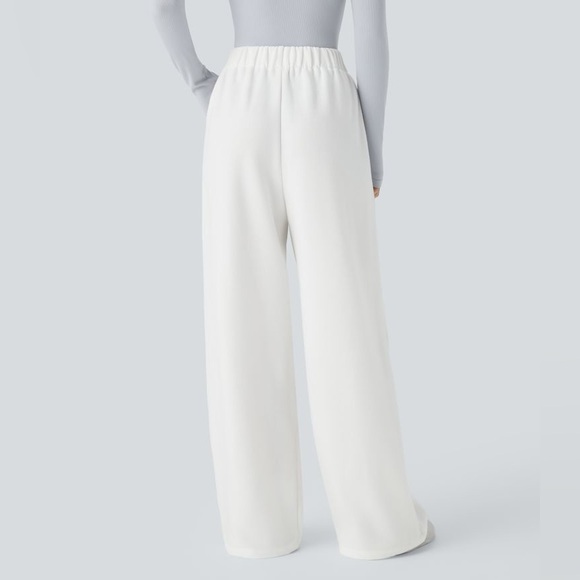 HALARA NWT High Waist Wide Leg Fleece lined Med-R pallet stain look at photos - Picture 3 of 15